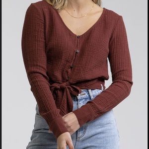 Rhythm Long Sleeve Crop Top